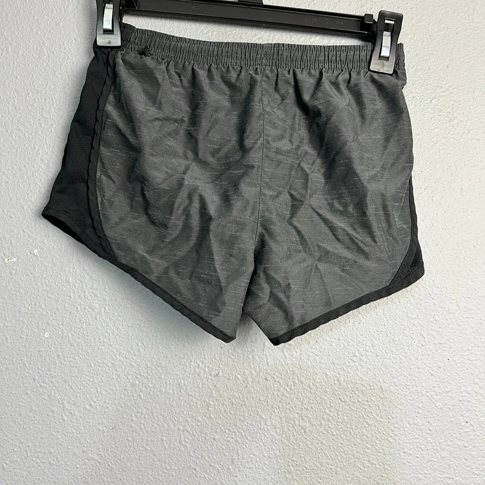 Nike Womens Dri-FIT 10/10 Running Athletic Shorts Grey‎ Black 848196-032 Size M